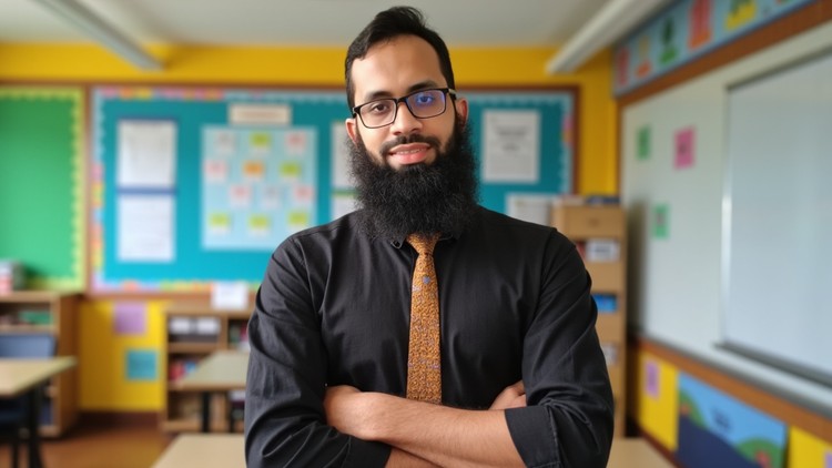 Sinh viên đang đọc tài liệu học thuật bằng tiếng Anh