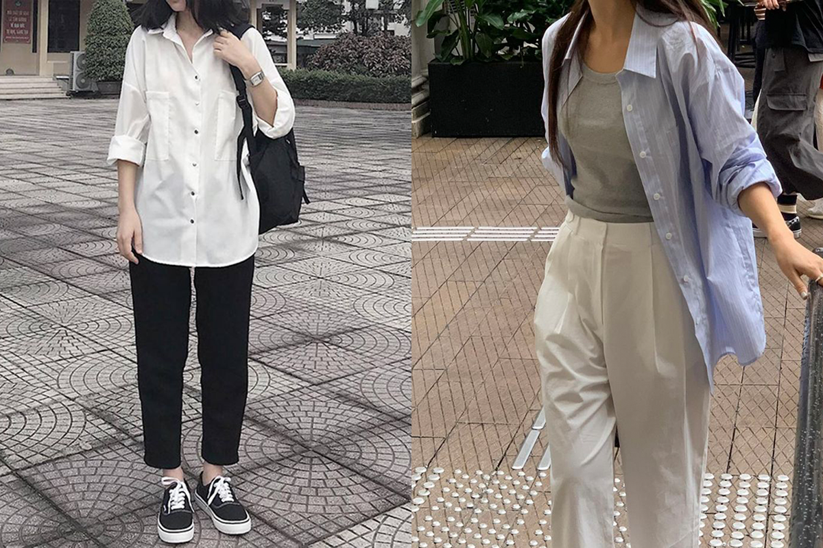 Nữ sinh viên phối đồ thanh lịch với blazer