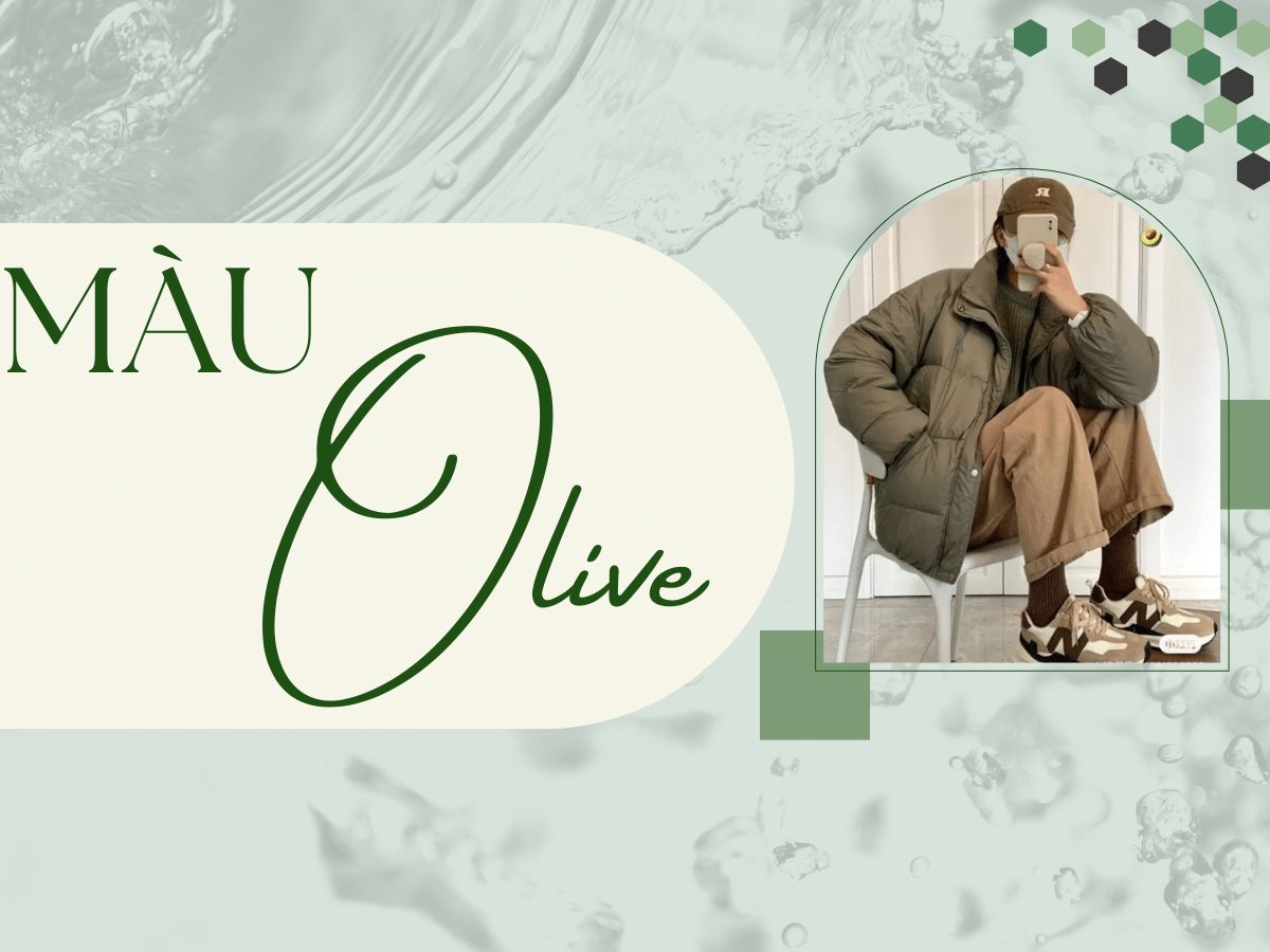 Phối đồ màu xanh olive
