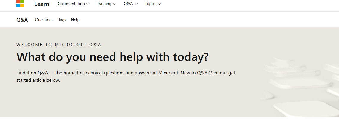 Tham gia diễn đàn Microsoft Answers để nhận hỗ trợ chuyên sâu