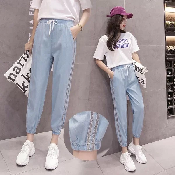 Quần jogger thiết kế bo chun giúp phân tán áp lực cơ học
