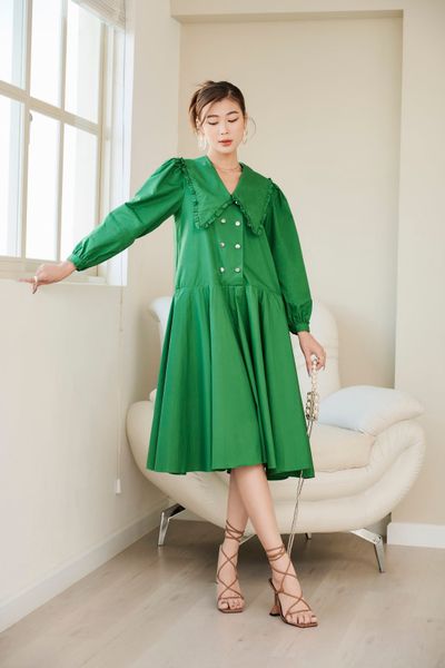 Đầm dáng suông là giải pháp an toàn và thanh lịch