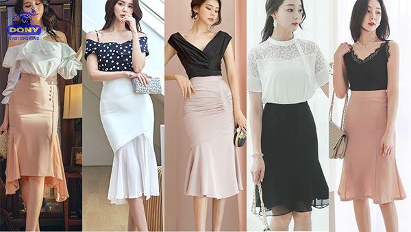 Phối đồ với váy liền