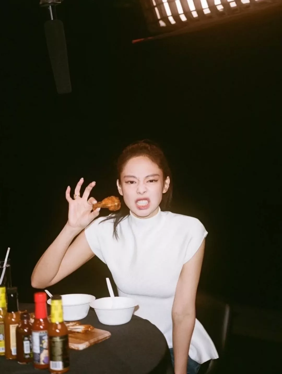 Áo peplum phối quần tây công sở