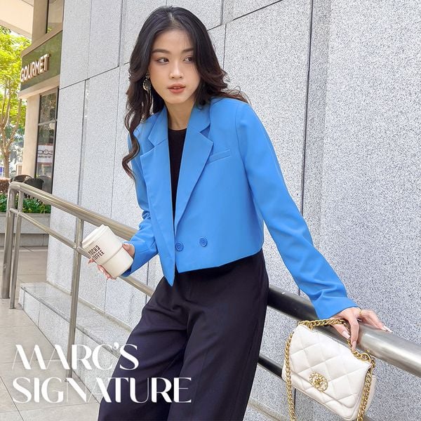 Blazer dáng ngắn công sở