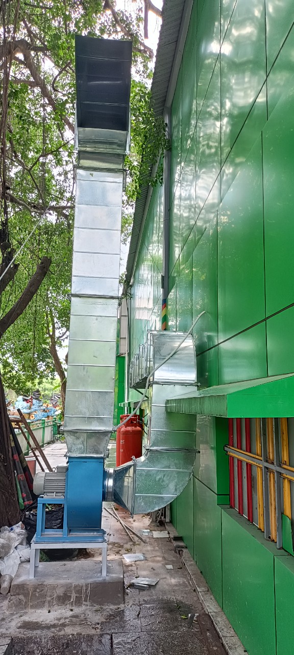 Hệ thống hút khói sạch sẽ