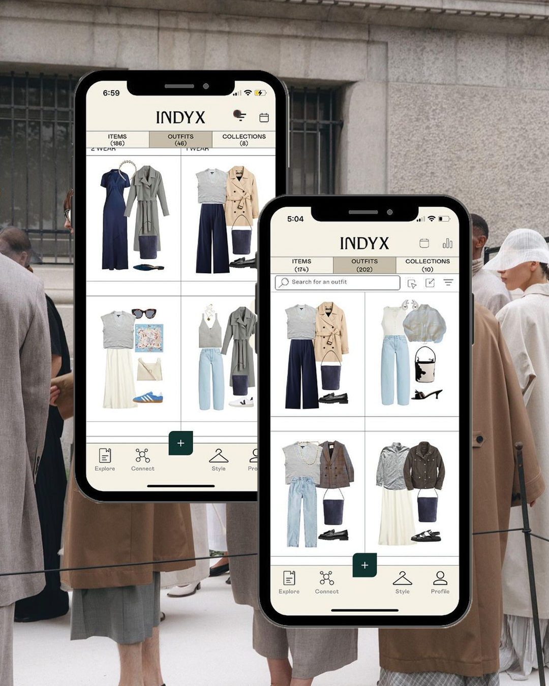 Giao diện Indyx chuyên nghiệp cho tủ đồ cao cấp