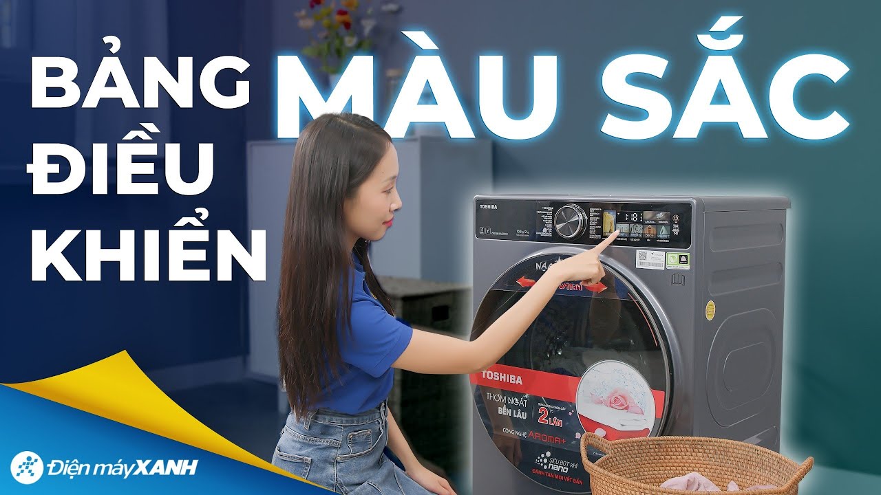 Bảng điều khiển máy sấy với các chế độ nhiệt độ khác nhau