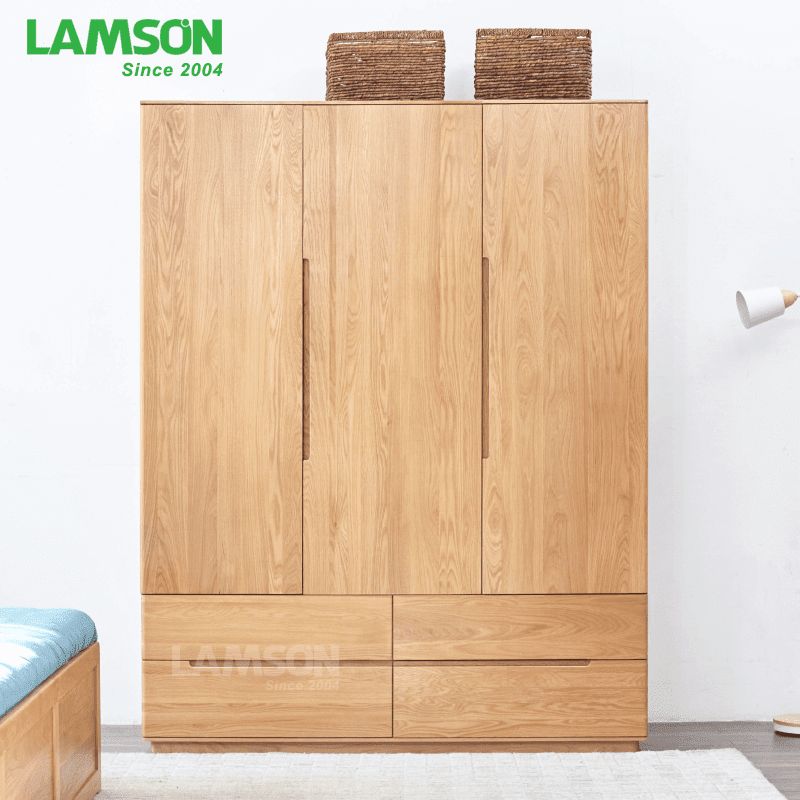 Thiết kế 2 cánh cửa lùa kết hợp 2 hộc kéo tiện lợi giúp tối ưu diện tích sử dụng