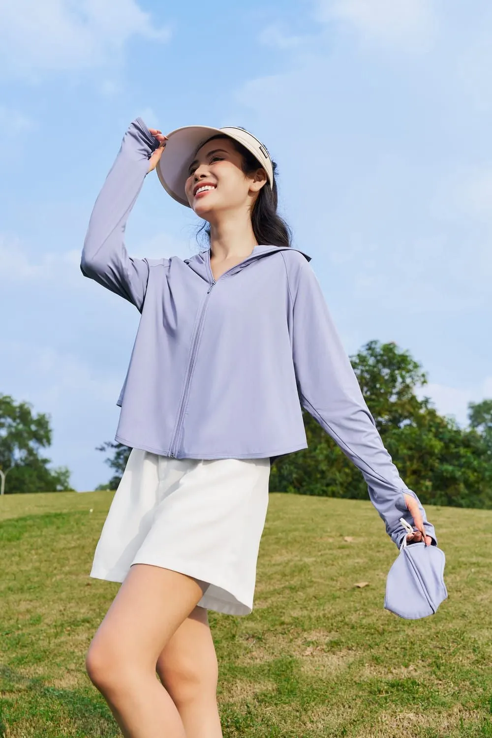 Áo chống nắng với cấu trúc sợi vật lý nguyên bản