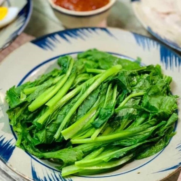 Lá cải cúc xanh mềm mỏng