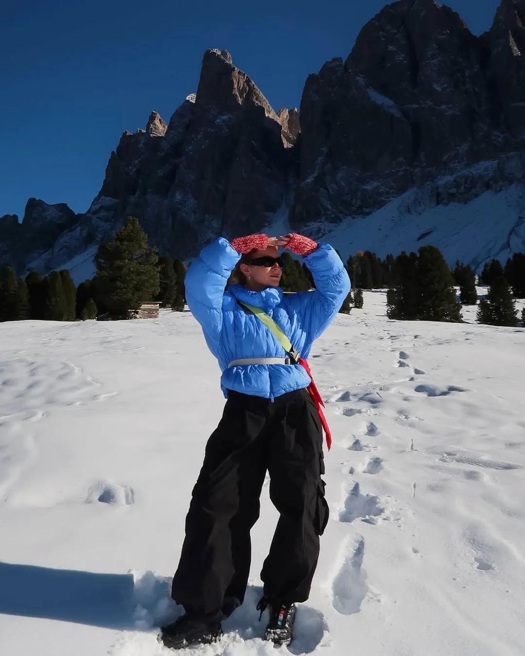 Áo phao boxy cho trekking vùng cao