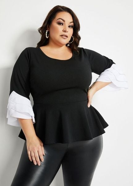Áo peplum giúp che bụng và tạo dáng gọn gàng