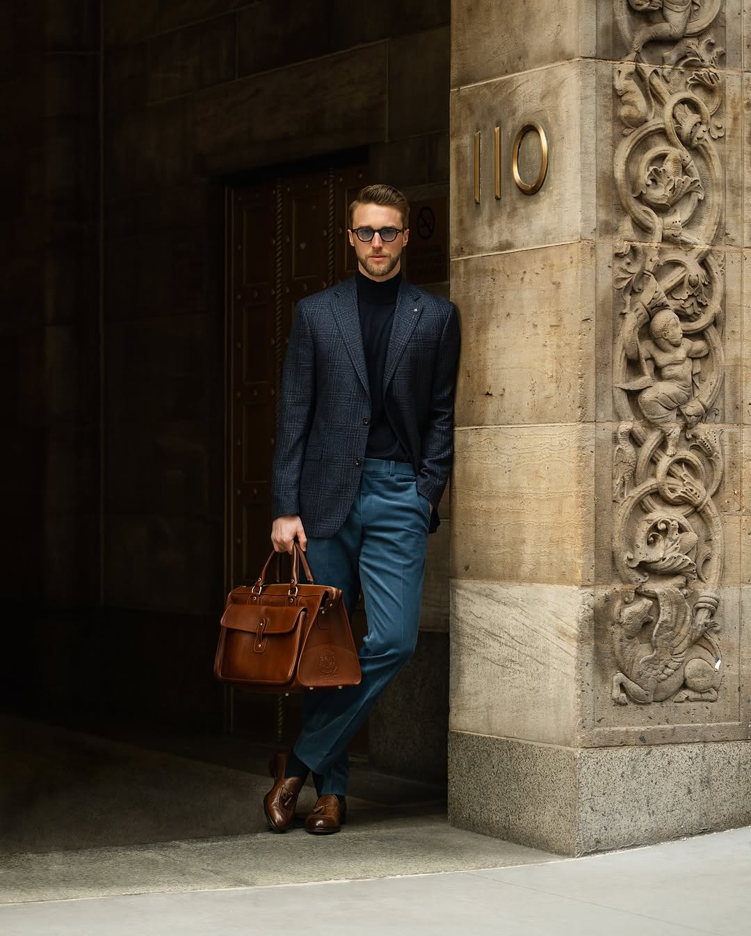 Blazer xanh navy
