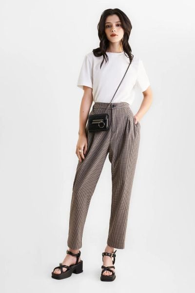 Áo thun phối quần baggy