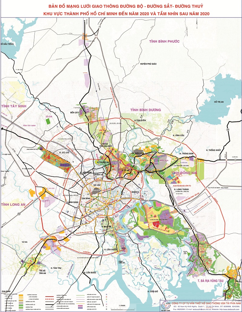 Bản đồ quy hoạch đô thị và hạ tầng giao thông