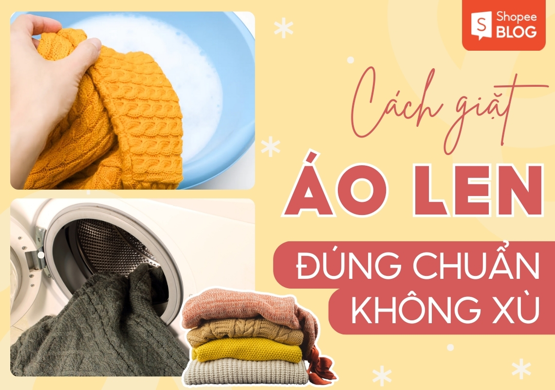 Giặt áo len bằng tay trong nước lạnh