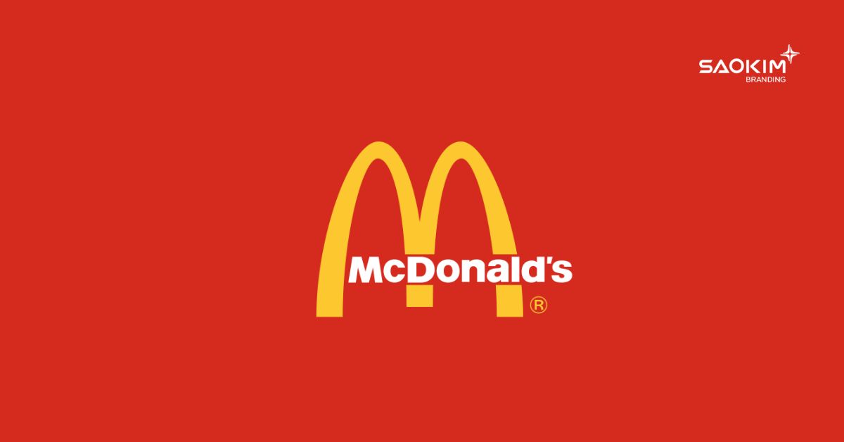 Logo McDonald's với biểu tượng chính là chữ M