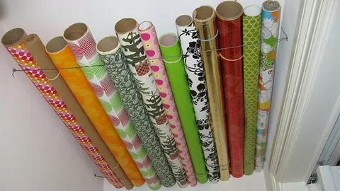 Mẹo vặt sắp xếp cuộn dây và ống