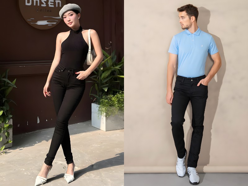 Các form quần jeans phổ biến