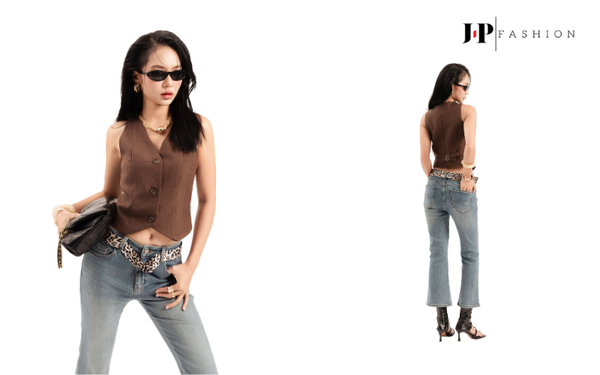 Phối đồ basic tối giản với bảng màu gọn gàng