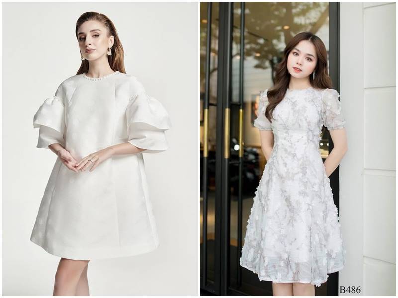 Đầm suông dự tiệc sang trọng