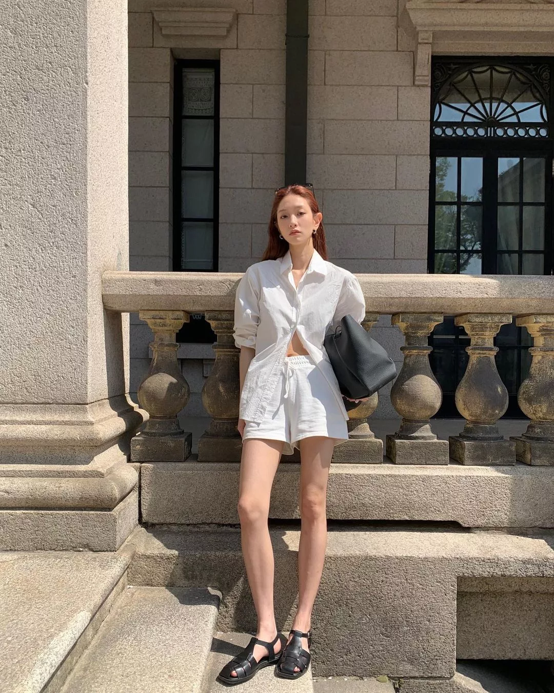 Sơ mi và shorts đồng điệu