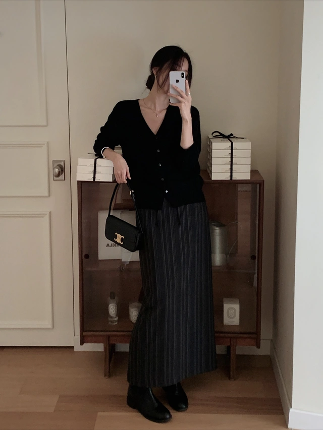 Chân váy suông thanh lịch