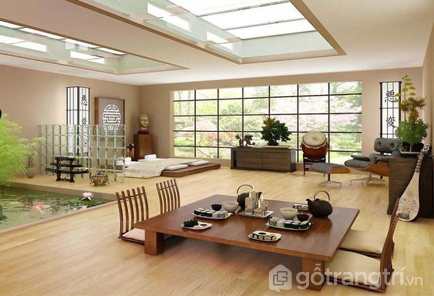 Không gian sống gọn gàng kiểu Nhật