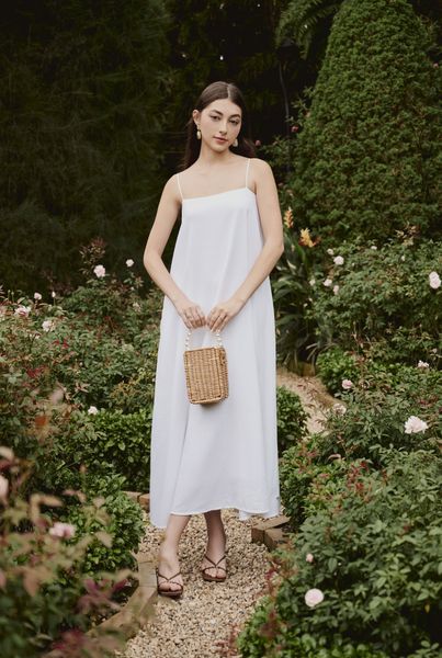 Đầm hai dây thanh lịch tôn dáng