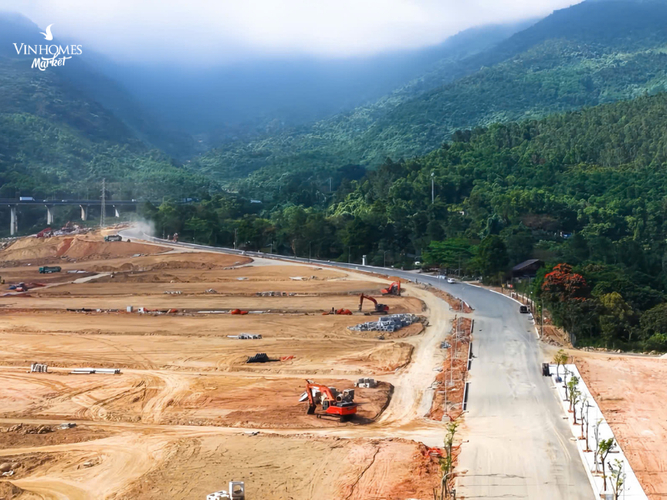 Tiến độ xây dựng Vinhomes Hải Vân Bay - Đang thi công thần tốc