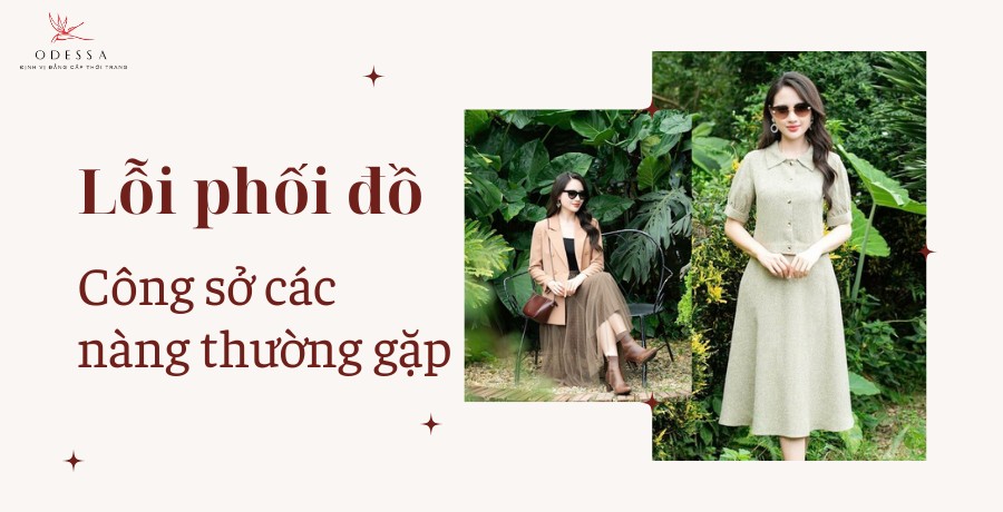 Lỗi phối đồ thường gặp