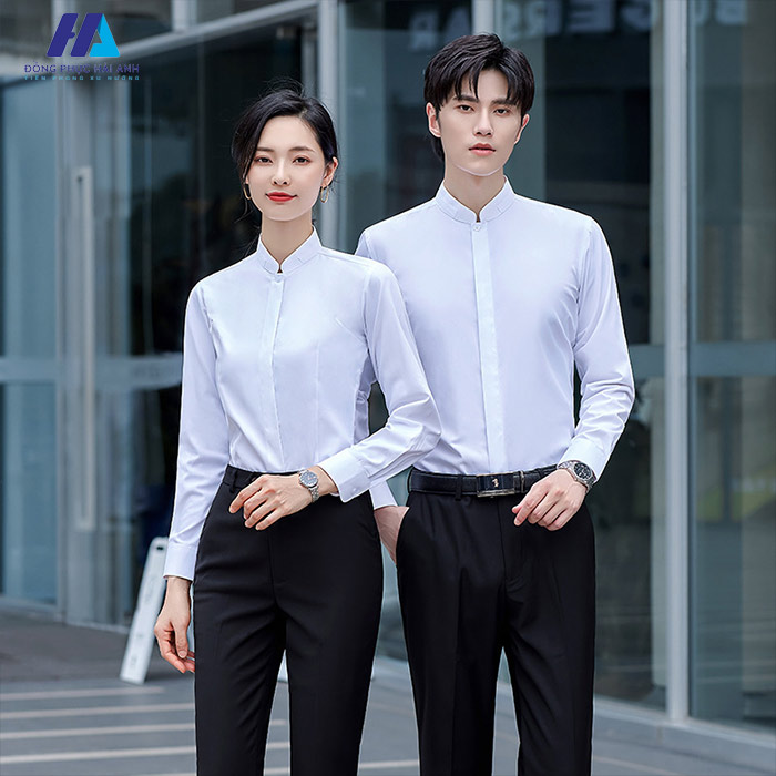 Áo sơ mi với quần tây