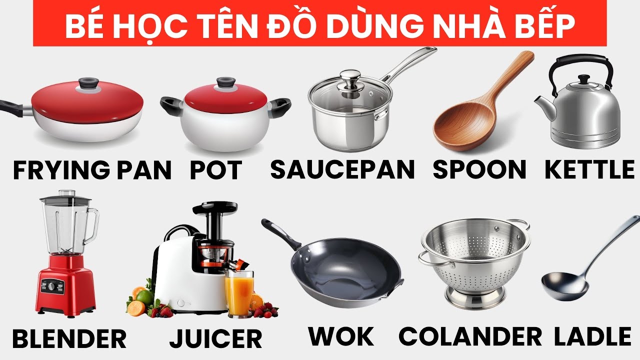 Phân loại đồ dùng bếp