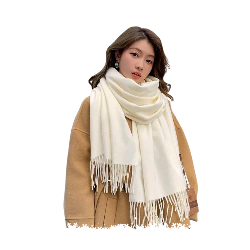 Khăn choàng cổ JK67 Jussy Official màu be