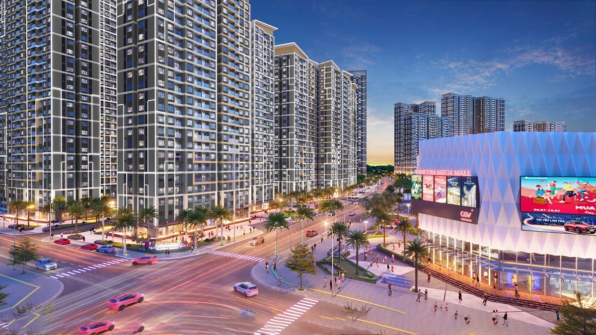 Toàn cảnh Vinhomes Grand Park từ trên cao