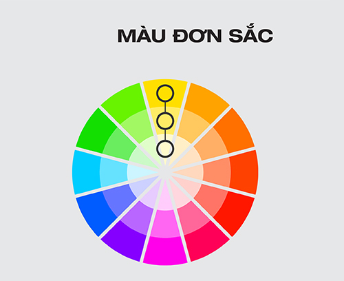 Phối màu đơn sắc giúp bộ đồ gọn mắt và đồng nhất
