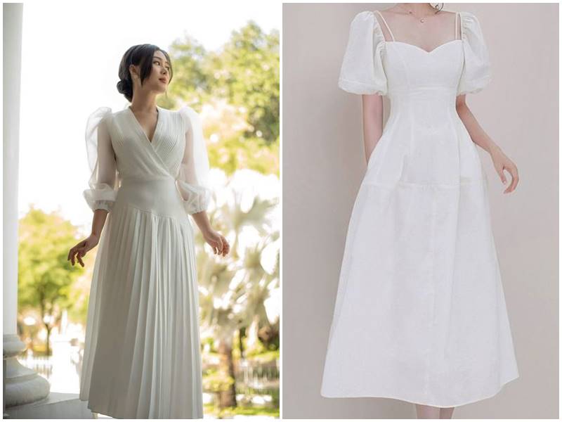 Đầm xòe dự tiệc sang trọng, tôn dáng
