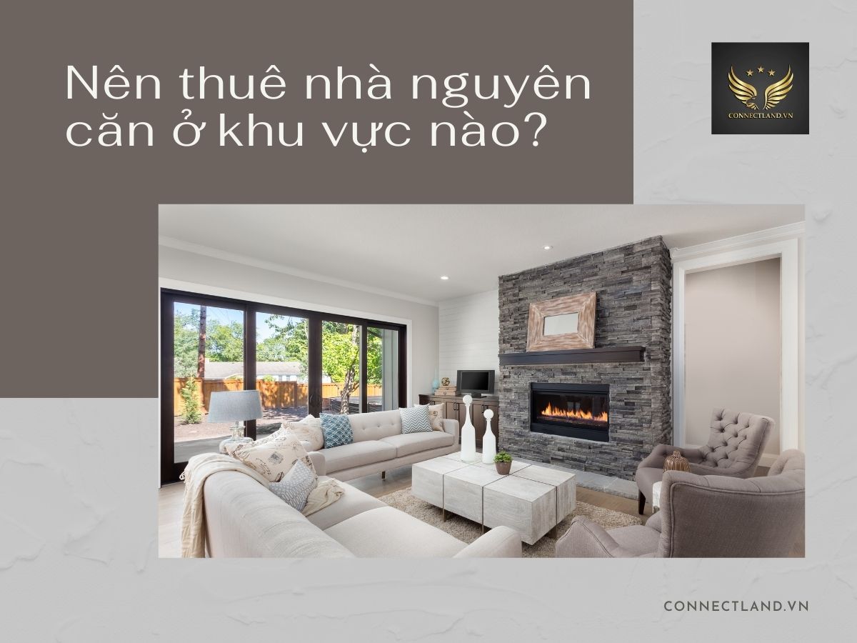 Khu vực thuê nhà phù hợp