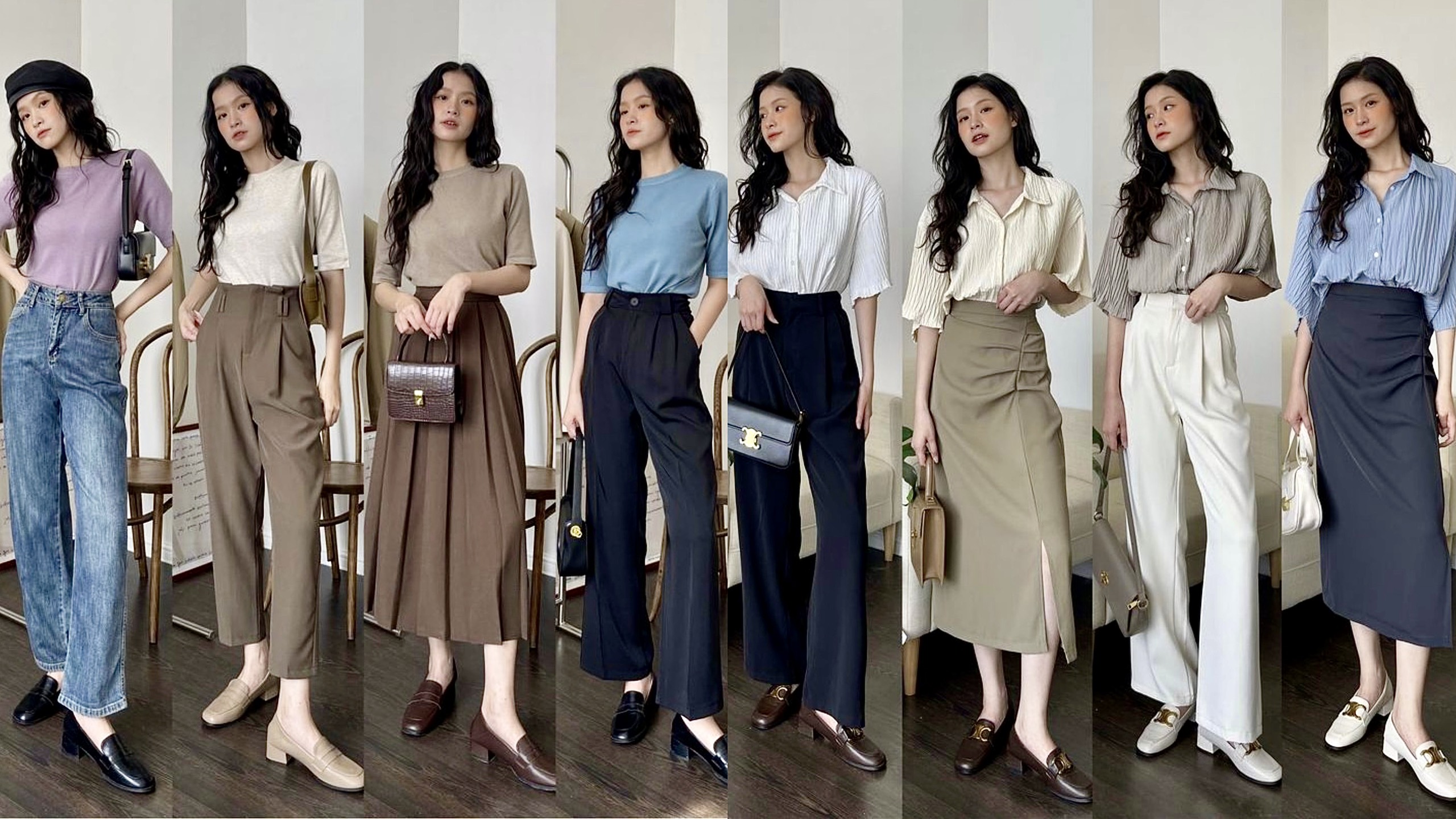 Nữ nhân viên môi giới với phong cách chuyên nghiệp