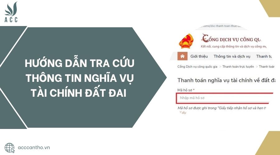 Hồ sơ và nghĩa vụ tài chính
