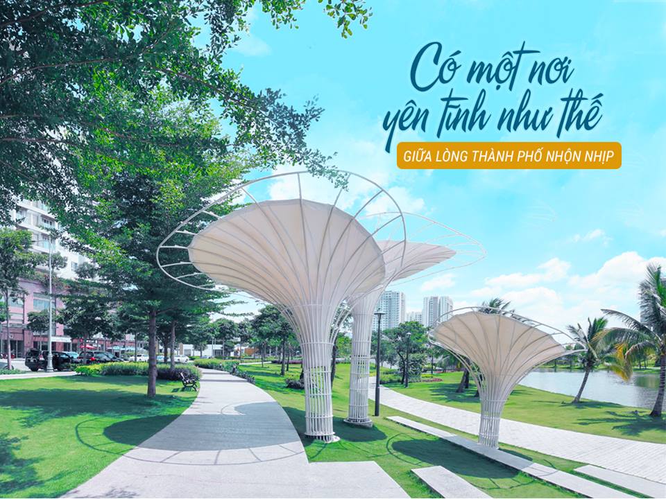 Khu đô thị Sala với không gian xanh rộng