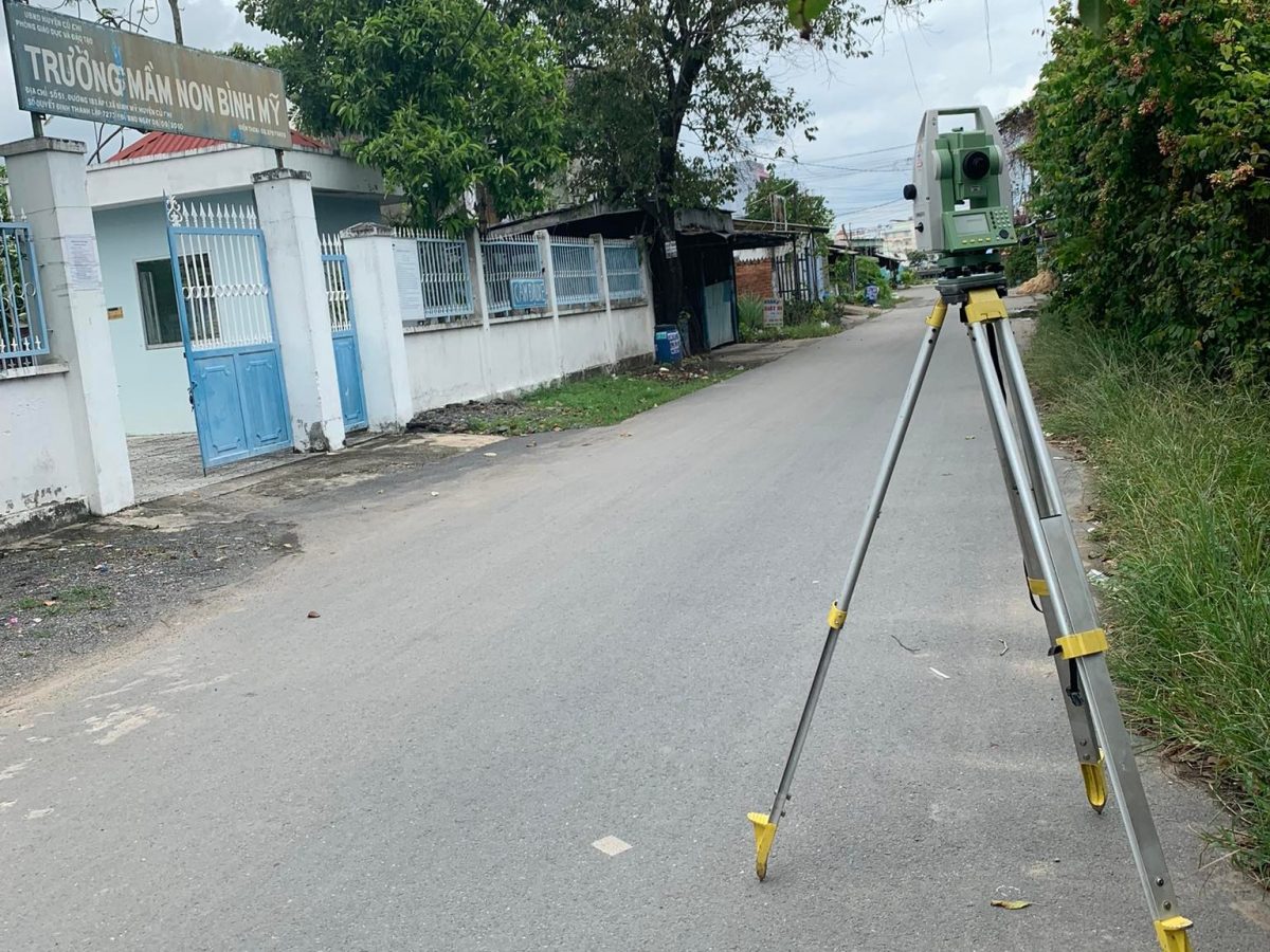 Đo đạc ranh giới thửa đất