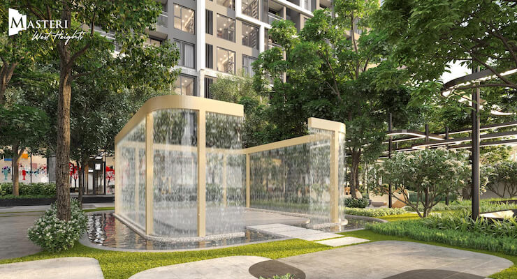 Khu vườn nhiệt đới Masteri West Heights
