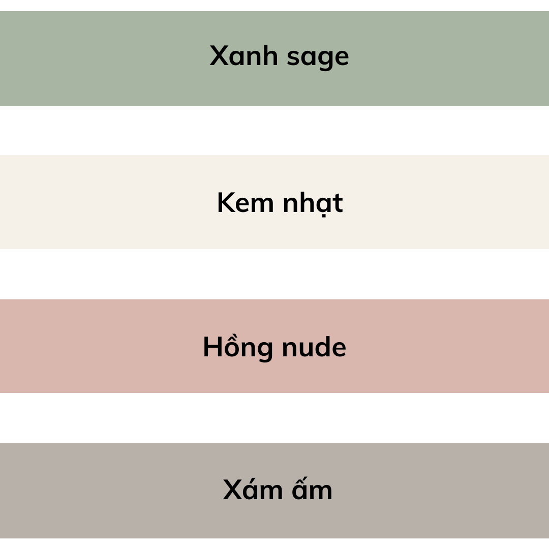 Màu sắc phòng ngủ thư giãn