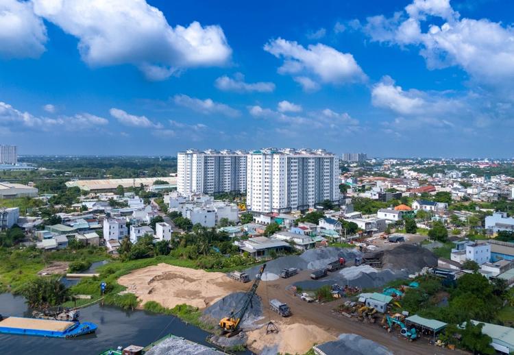 Khu nhà đất phía tây
