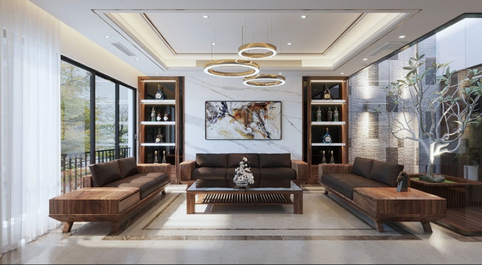 Phòng khách phong cách hiện đại