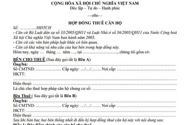 Hợp đồng thuê chặt chẽ