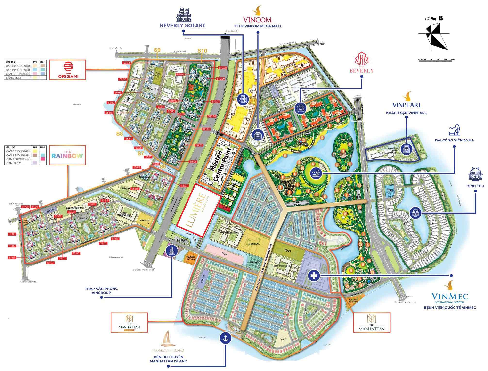 Quy hoạch tổng thể Vinhomes Grand Park