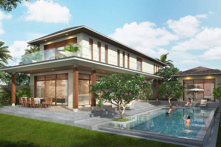 Mô hình biệt thự nhà vườn kết hợp không gian xanh